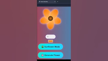 I built this moving flower 🌸 using only HTML, CSS, and JavaScript! 🚀#coding #htmlcssjs #animation