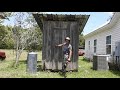 Solar Powered Outhouse Shower House