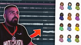 Video thumbnail of "How OZ Makes Dark Melodic Beats For Drake On CLB (CRAZY BOUNCE)"