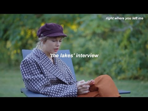 Taylor Swift - 'the lakes' interview // Türkçe Çeviri