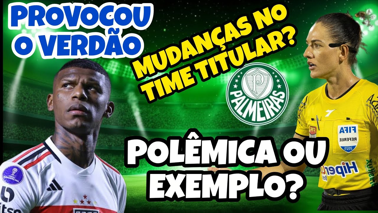 🚨 CLÁSSICO PEGANDO FOGO! ARBOLEDA PROVOCA… E ESSA ÁRBITRA PODE SER UMA VANTAGEM? MUDANÇA NO TIME ✅👀