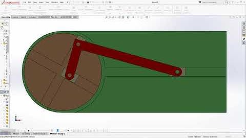 Elliptical Trammel Piston MECHANISM IN SOLIDWORKS