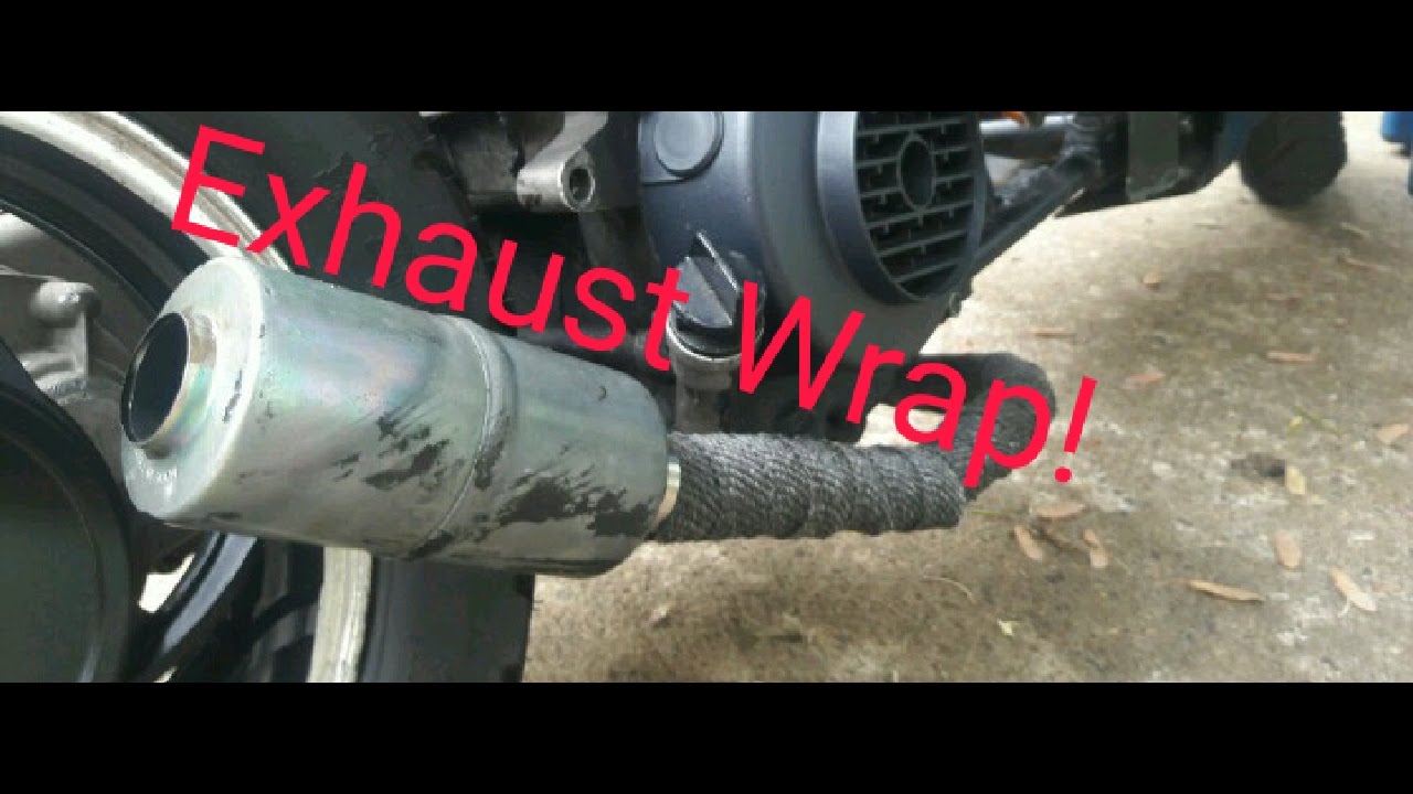 How To Install Moped/Scooter Exhaust Wrap! YouTube