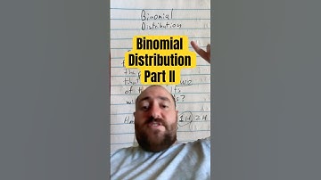 #binomial_distribution part II #probability #statistics #math #tutor #datascience