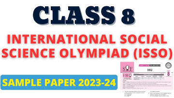 Class 8 ISSO Social Science Olympiad Sample Paper MCQ // Class 8 Olympiad MCQ #olympiad2023
