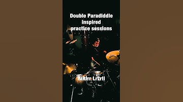 Ken Hada Drums Double Paradidle Inspired Practice Session