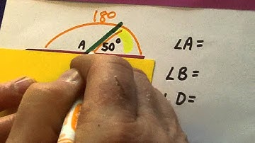 Transversals: Measuring degrees among the angles of a transversal line.