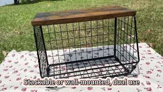 Tool-Free Wire Storage Basket | Perfect for Kitchen & Pantry Organization