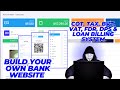How to Create Online Banking Website | Complete Banking Script Tutorial