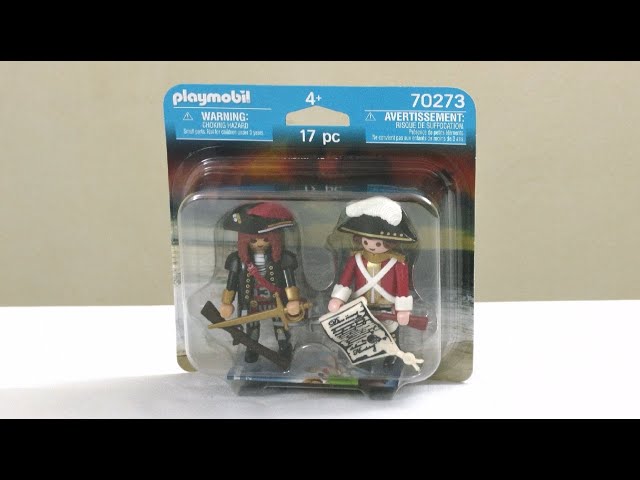 Playmobil Pirates 70273 Capitaine pirate et soldat