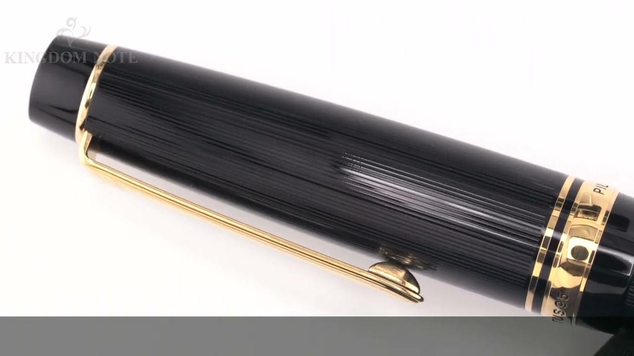 PILOT パイロット 万年筆 ジャスタス95 ストライプブラック 細字 - YouTube