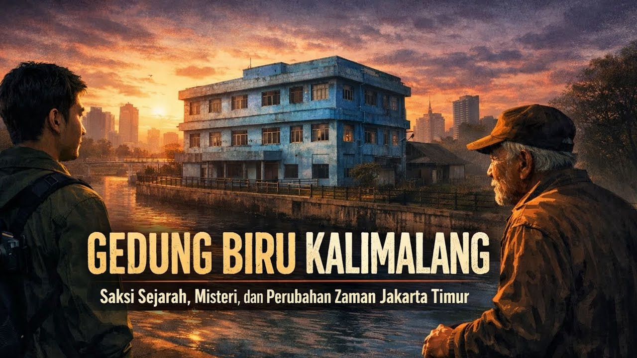 Gedung Biru Kalimalang‼️ Saksi Bisu Sejarah, Misteri, dan Perubahan Zaman Jakarta Timur