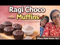 Eggless Ragi Chocolate Muffins | Millets Made Yumm Series #1