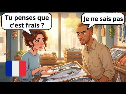 12 minutes de Conversations Pratiques en Français (niveaux A1-A2) : Vie Quotidienne et Rencontres