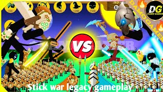 स्टिकमैन गोल्डन शैडोरथ, नोएल ज़िफ़ोस, रैथनार बनाम अंतिम बॉस | वॉर लेगेसी मॉड | डैमो गेमर screenshot 2