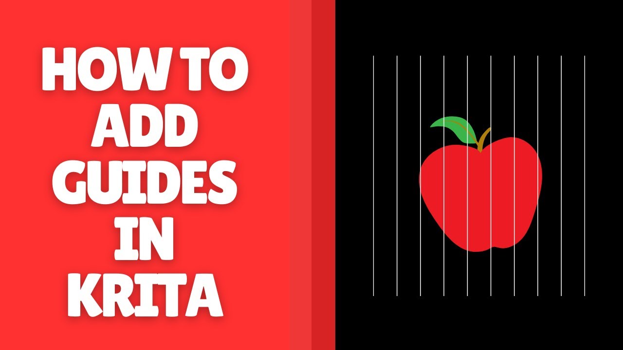 How to Add Guides in Krita - Improve Canvas Alignment and Layout