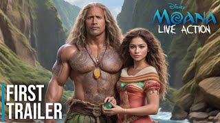 Moana: The Movie - Live Action | Teaser Trailer (2025) | Dwayne Johnson, Zendaya | Disney+ Concept
