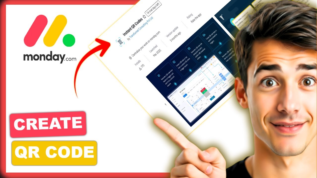 How to generate a QR code linked to a monday.com item (Easiest Way ...