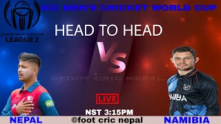Nepal Vs Namibia Live CRICKET || Nepal Vs Namibia ODI Match