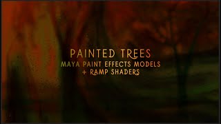 Painted Trees [Maya Paint Effects Environment]