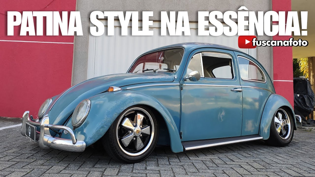 PATINA STYLE NA ESSÊNCIA! FUSCA 1968  MANTÉM CARACTERÍSTICAS ORIGINAIS E MARCAS DE SUA HISTÓRIA FnF