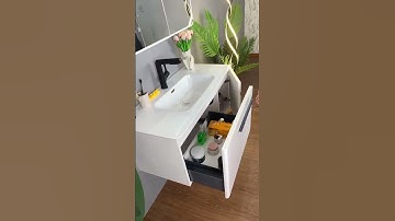 Tủ chậu Lavabo MOWOEN trang bị cửa HÍT như Ô tô