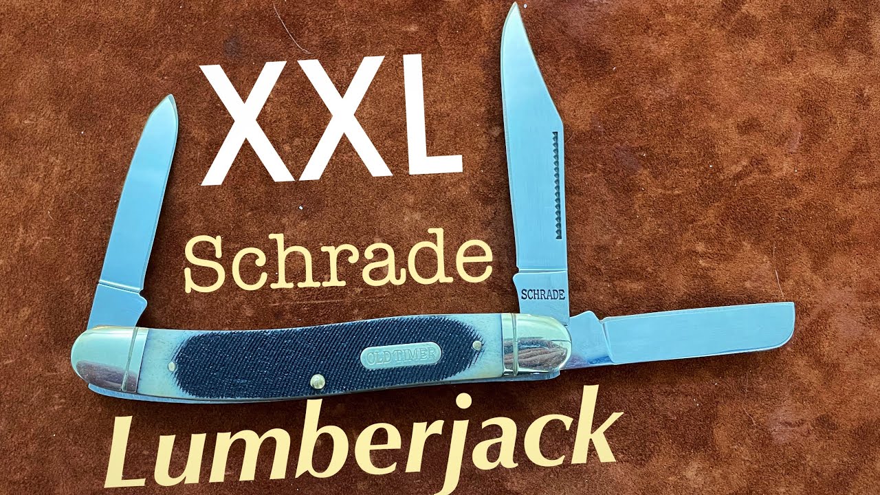 Schrade Old Timer Lumberjack Stockman 858OTB