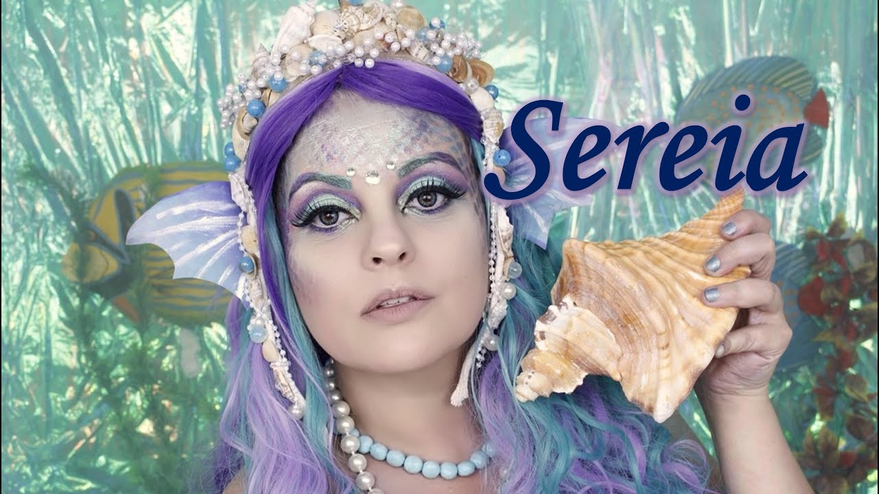 MERMAID MAKEUP TUTORIAL -  MAQUIAGEM DE SEREIA  MAQUIAGEM ARTÍSTICA
