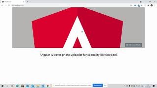 Angular 12 Cover Photo Upload Functionality like Facebook