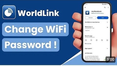 How to Change Your WorldLink WiFi Password