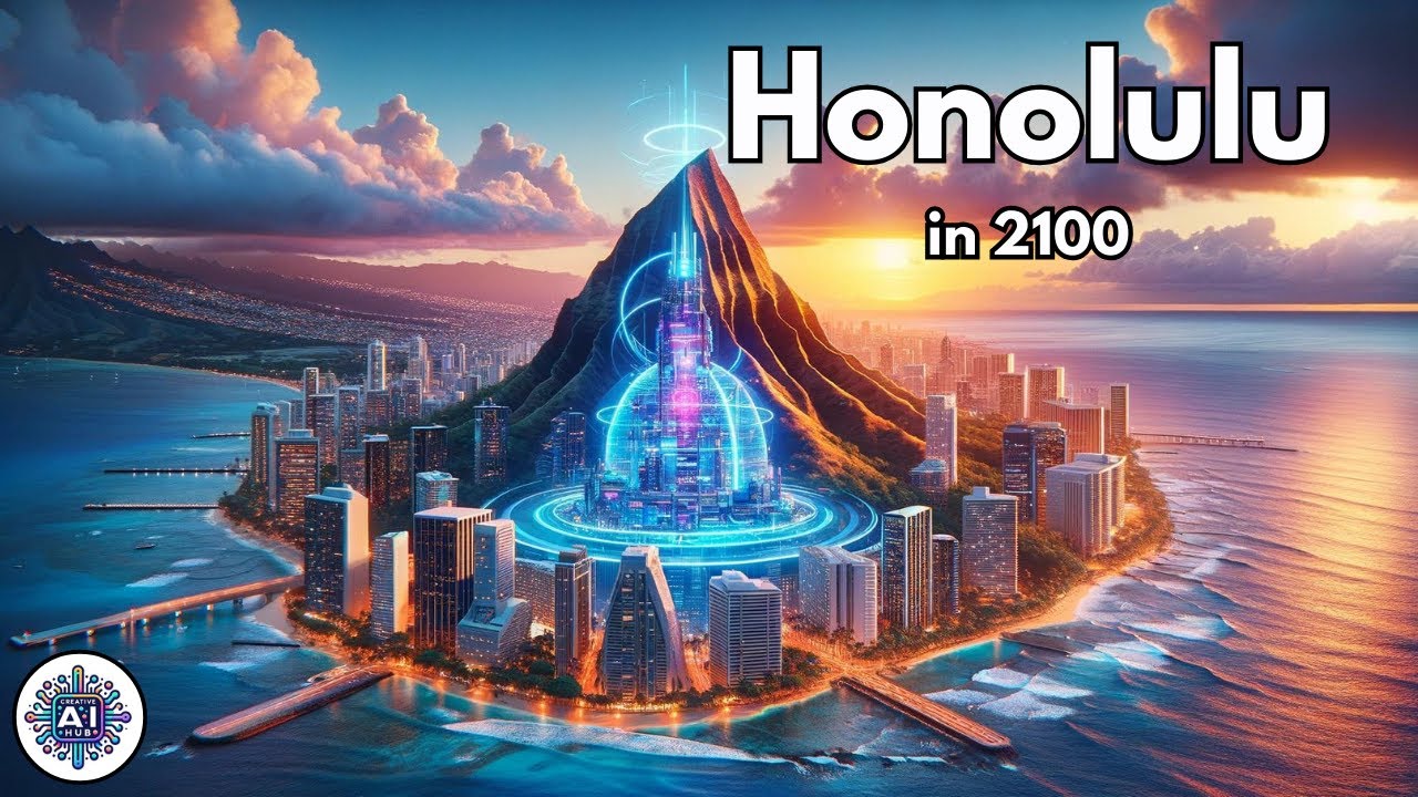 Honuuu☺︎ Honolulu in 2100! Discover Tomorrow's Landmarks Today! 🌆🤖 - YouTube
