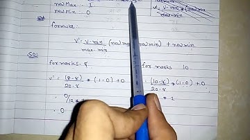 MIN MAX normalization with example - data mining.