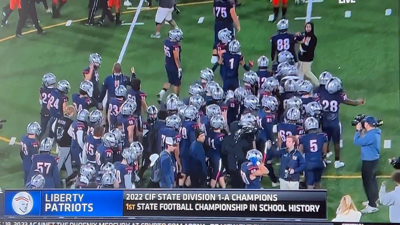 2022 Liberty Patriots Football State Championship Highlights