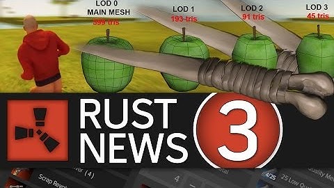 RUST UPDATE NEWS: Bone Knife, Swimming - (May 9th Devblog)