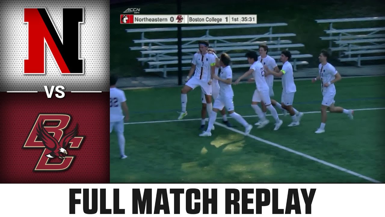 Northeastern vs. Boston College Full Match Replay | 2025 ACC Men's Soccer