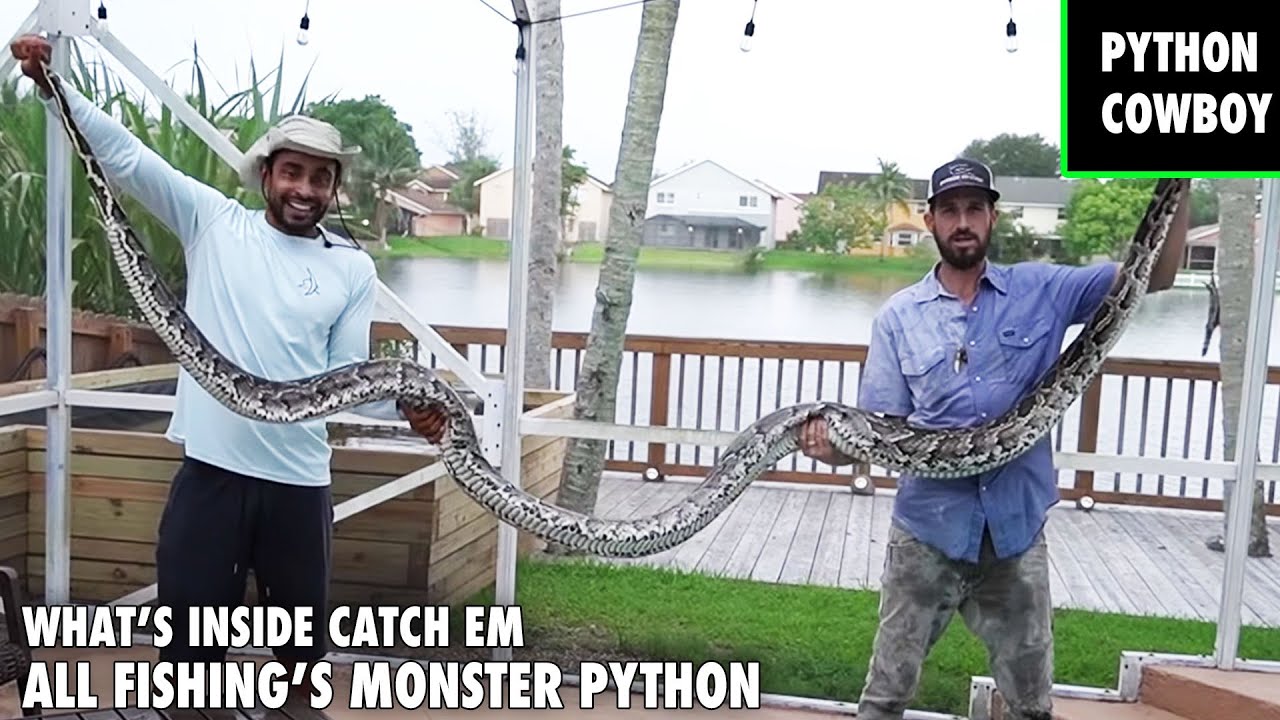 Helping Catch Em All Fishing With A Monster Python YouTube