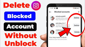 How To Delete Instagram Block List || Instagram Block List Remove Kaise Kare