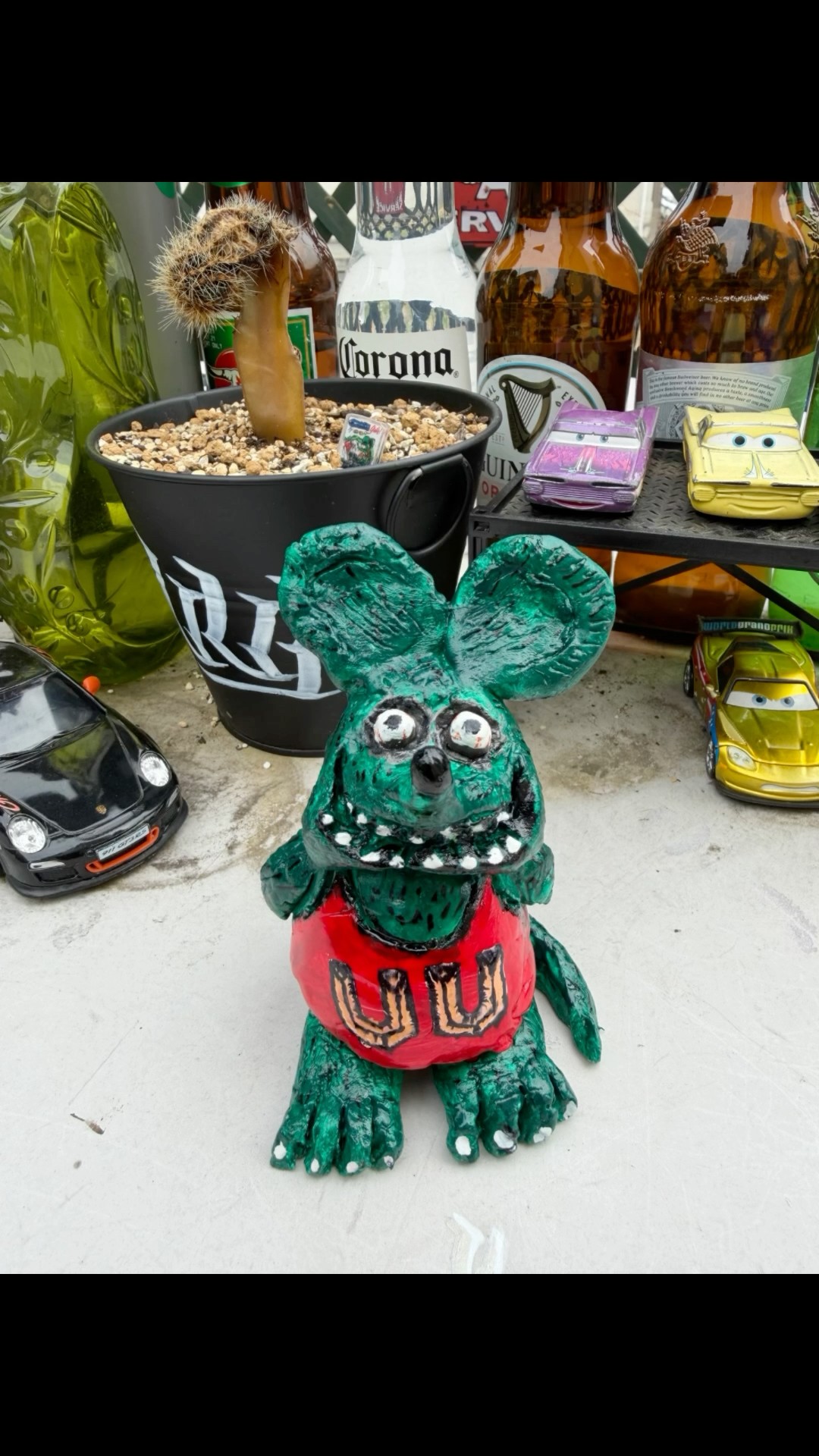 紙粘土でラットフィンク作っていく！#ratfink #ラットフィンク #雑貨