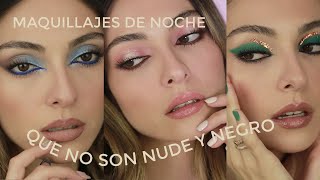 Maquillajes de Noche que no son café claro o negro para bodas, grad, posadas etc. | Anna Sarelly