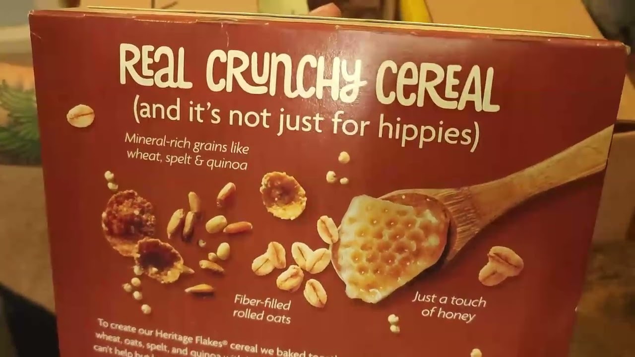 NATURES PATH HERITAGE FLAKES CEREAL UNBOXING