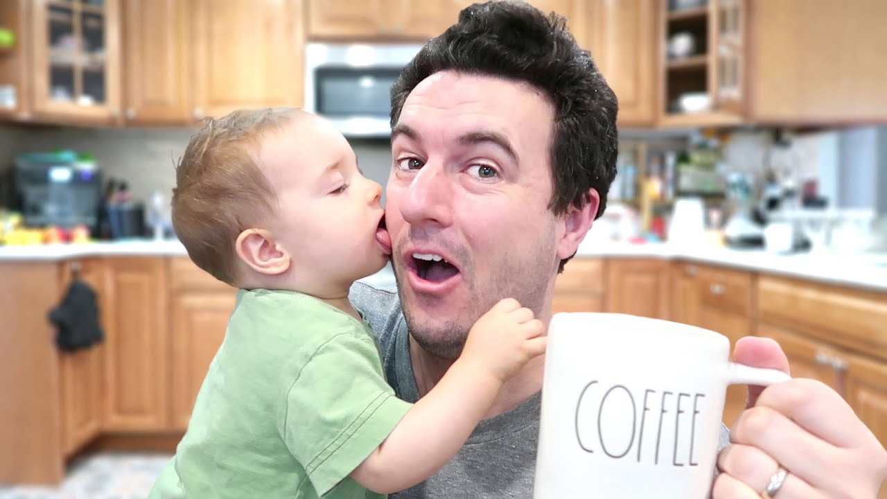 Teaching My One Year Old to Make Coffee YouTube