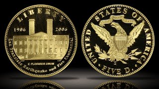 2006-S San Francisco Old Mint Proof $5 Gold Commemorative NGC PF70DCAM Classic Half Eagle Reverse