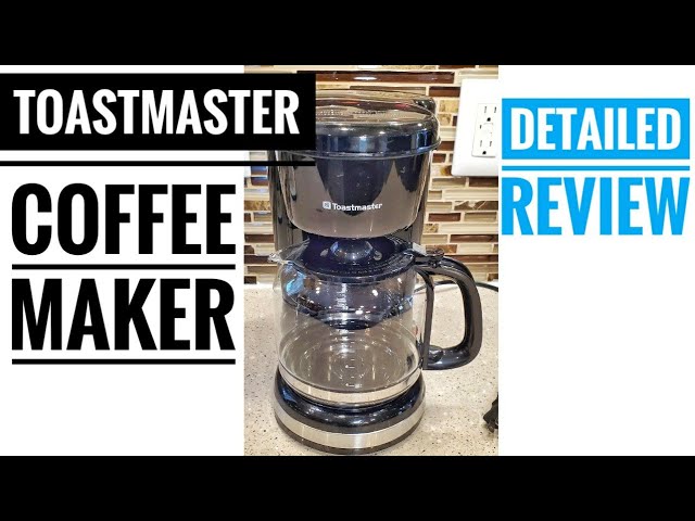 Toastmaster 12-Cup Coffee Maker, TM-122CM, Black 