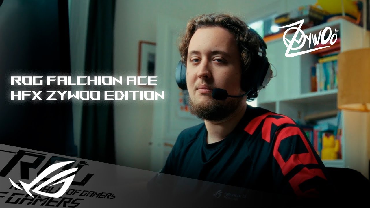 ROG Falchion Ace HFX ZywOo Edition Gaming Keyboard (Hardware) - Review 6 YouTube player