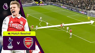 Spurs vs Arsenal | OG \& Ødegaard Long Range Goal! | Premier League Highlights