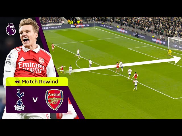 Spurs vs Arsenal | OG & Ødegaard Long Range Goal! | Premier League Highlights class=