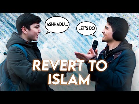Unbeliever University Student Became Muslim - Street interview