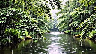 End Stress & Drift Off to Relax with Calming River Rain Sounds