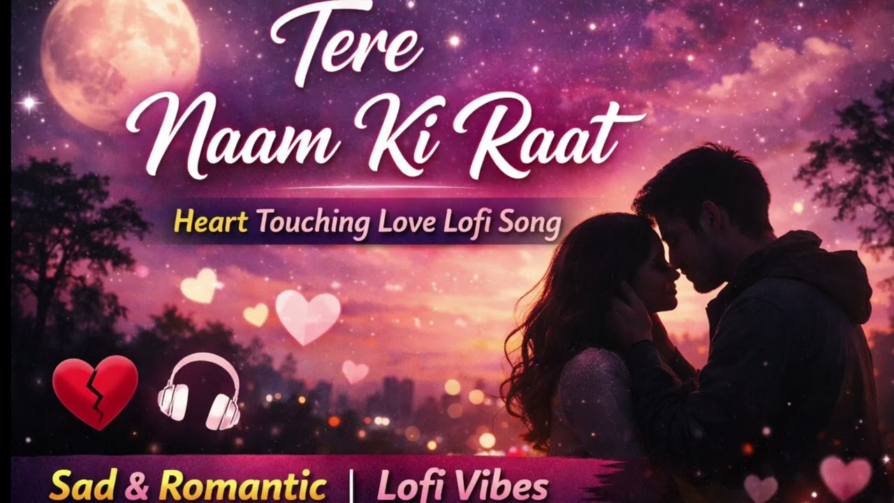 Tere Naam Ki Raat 💖 | Heart Touching Love Lofi | Romantic Love Song 2026 #lofi #love #trending 