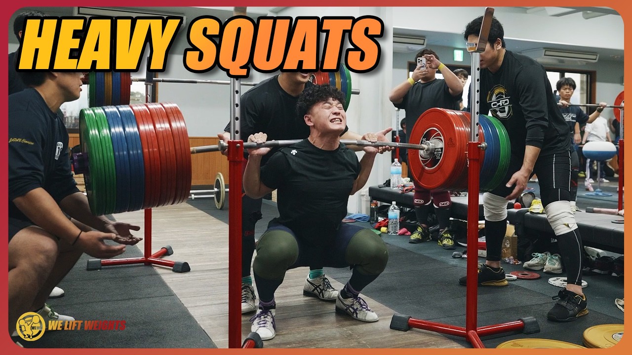 全員マックスに挑戦！日本トップ選手たちの高重量スクワットトレーニング！|　2026年愛媛